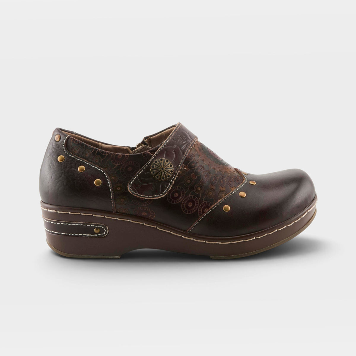 L'Artiste Shaded shoes in Dark Brown Multi, hero view