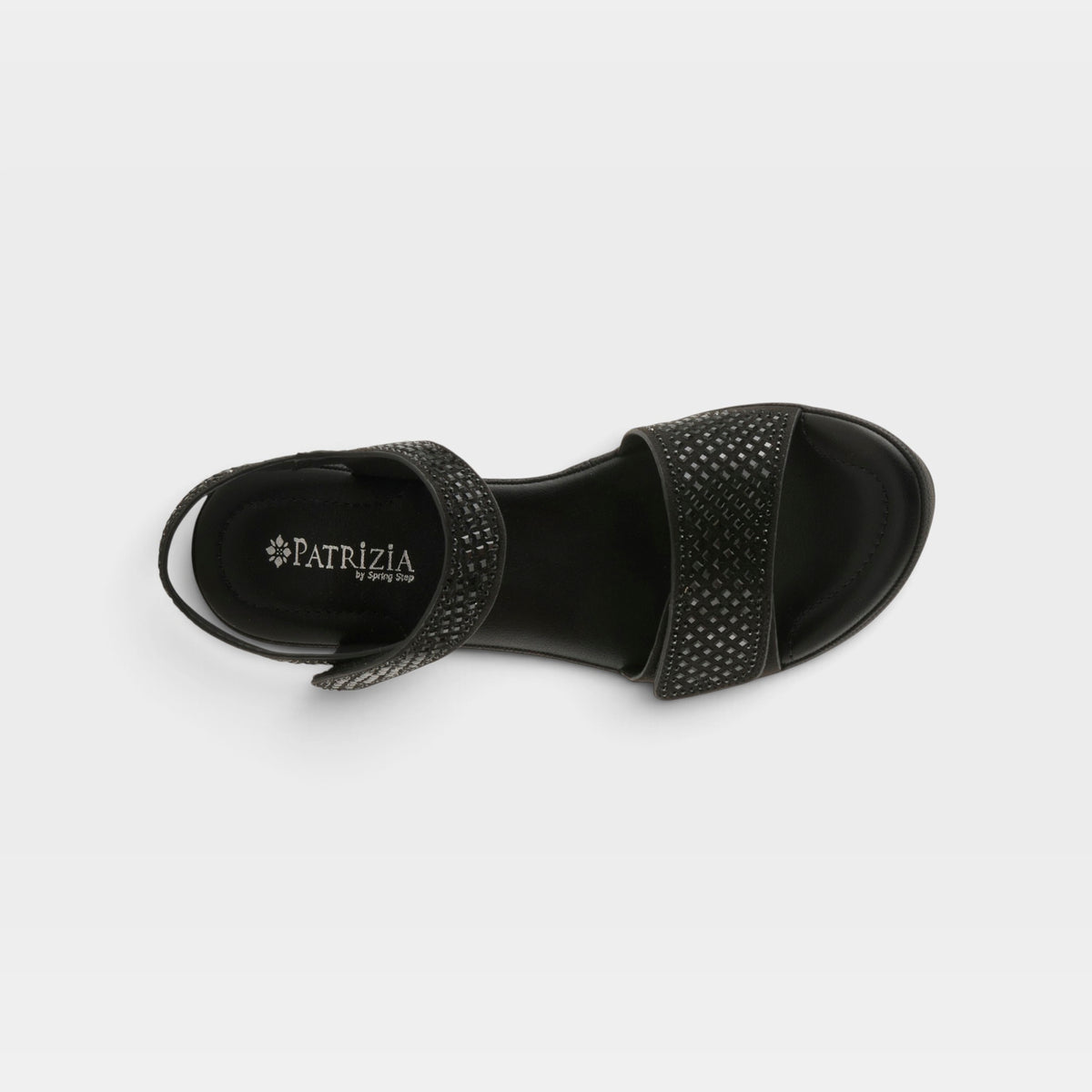 Patrizia Shine Black Sandal