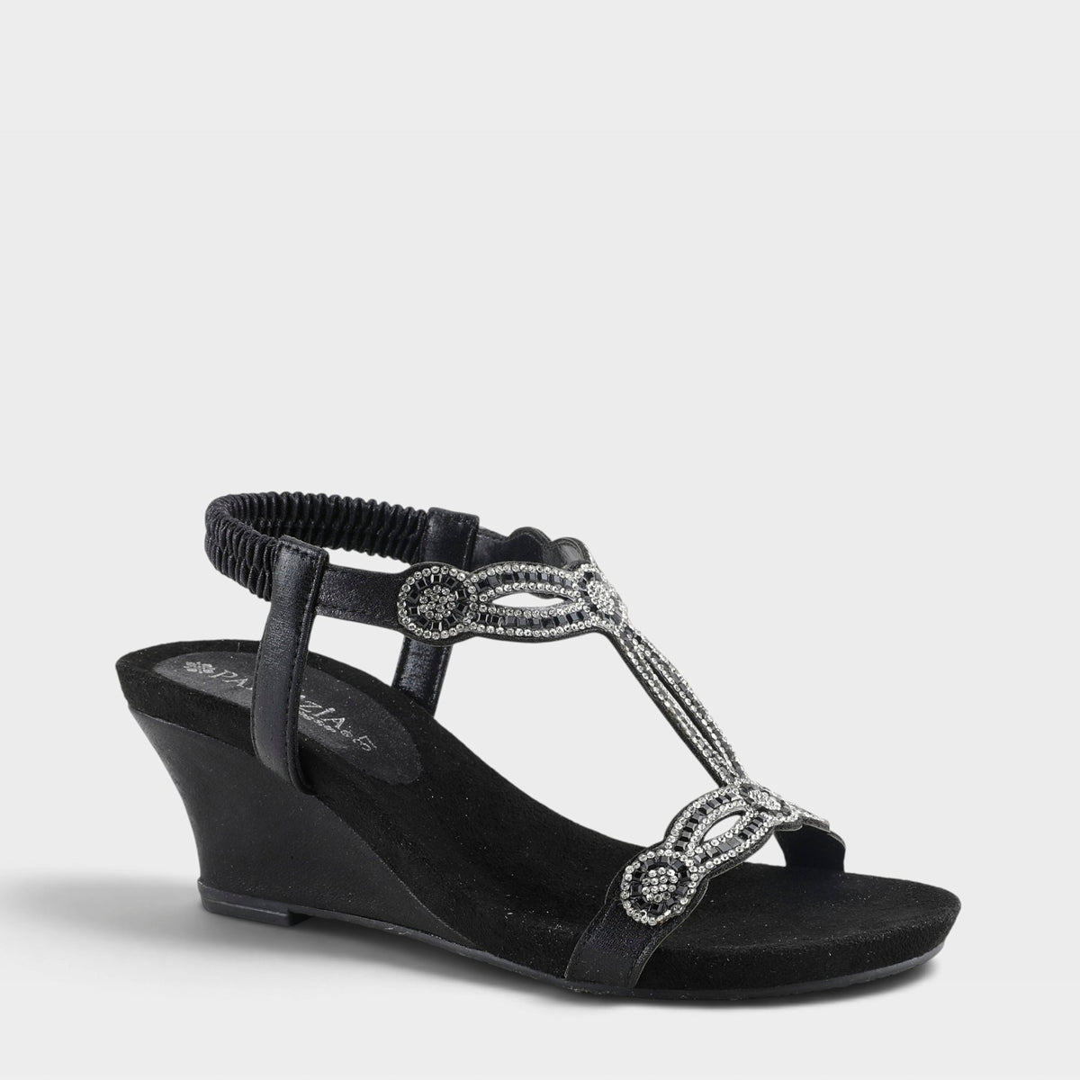 PATRIZIA SHINING T-STRAP SANDALS-17