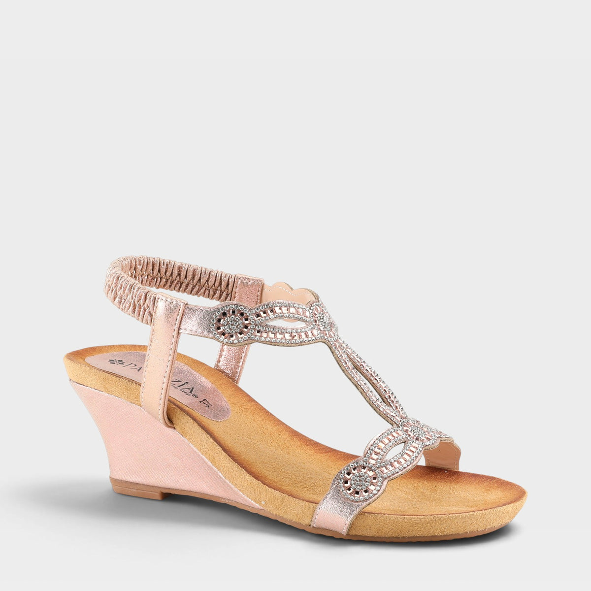 PATRIZIA SHINING T-STRAP SANDALS-19