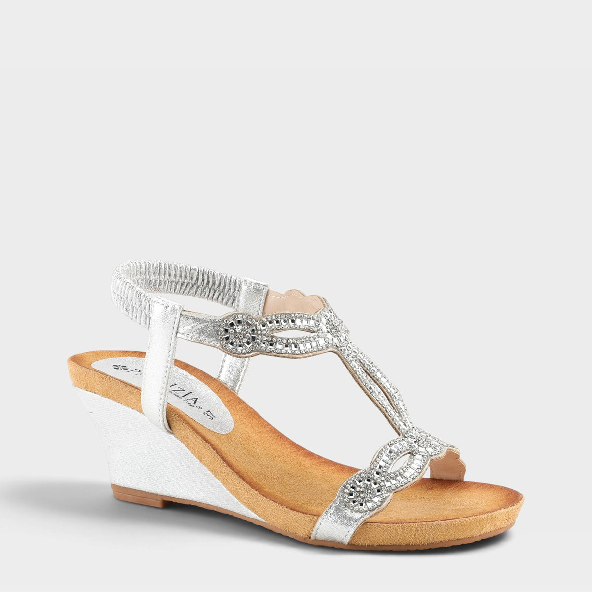 PATRIZIA SHINING T-STRAP SANDALS-18