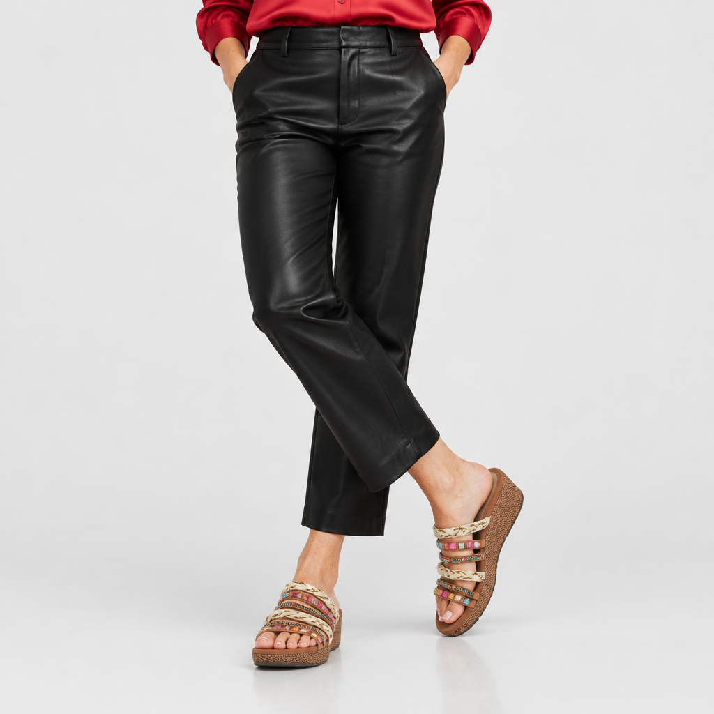 Azura SHINYCHIC SANDALS – on-foot lifestyle view
