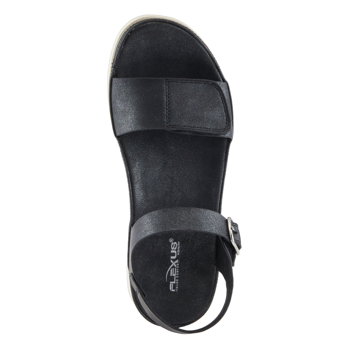 Flexus FLEXUS SHINZON SANDALS sandal in black with flexible sole