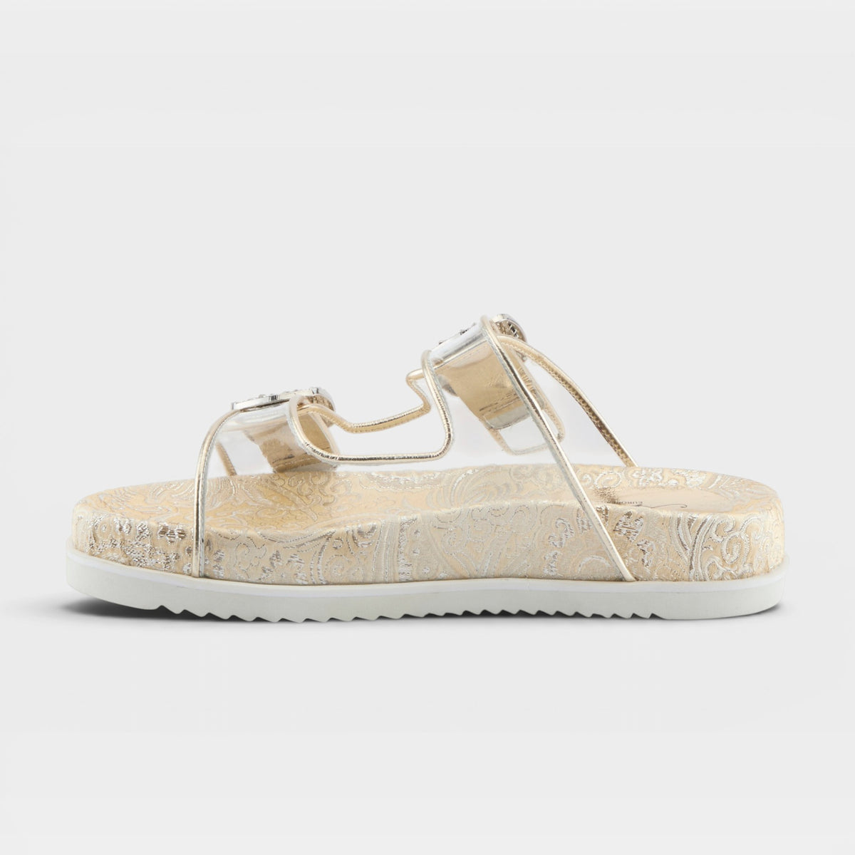 Azura Slidemein Gold Sandal