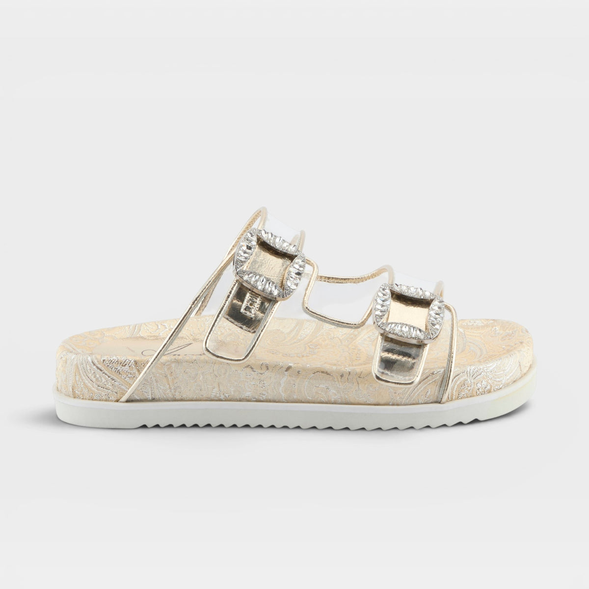 Azura Slidemein Gold Sandal