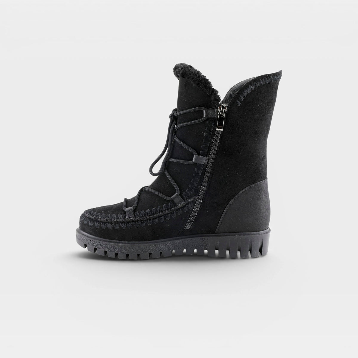 Azura Stich Black Boot