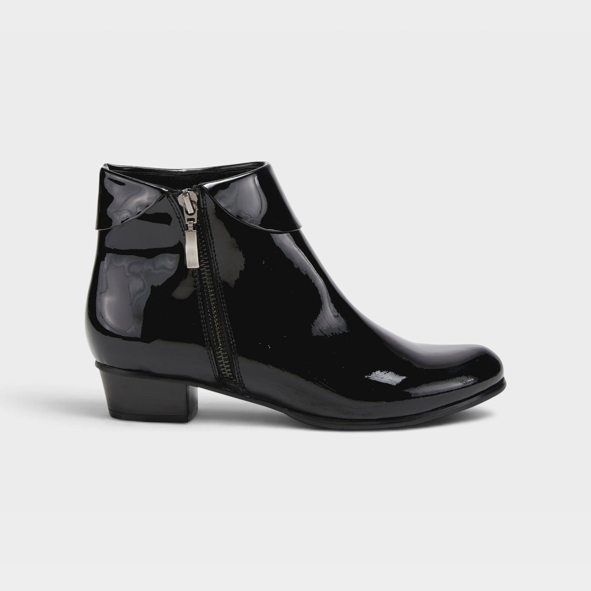 Spring Step Stockholm Black Patent Boot