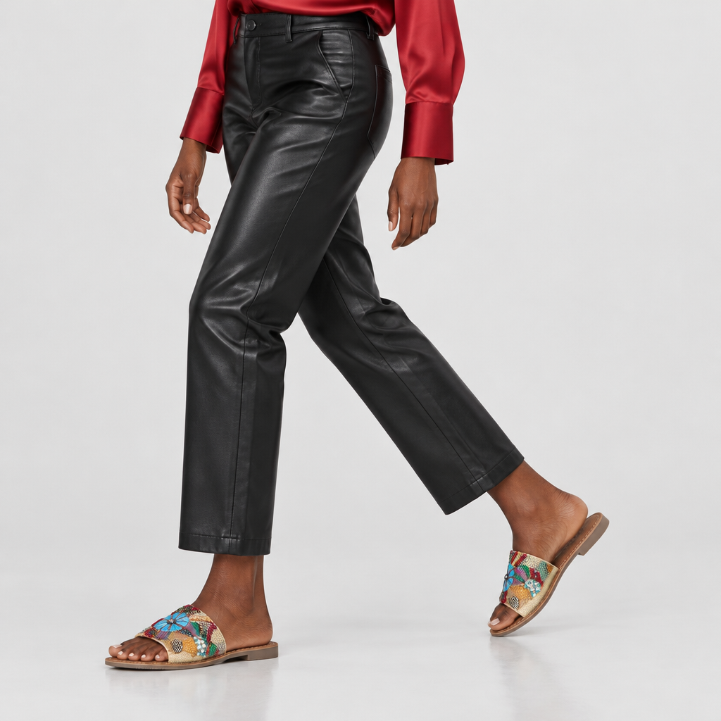 Azura SUGARPLUM SANDALS – on-foot lifestyle view