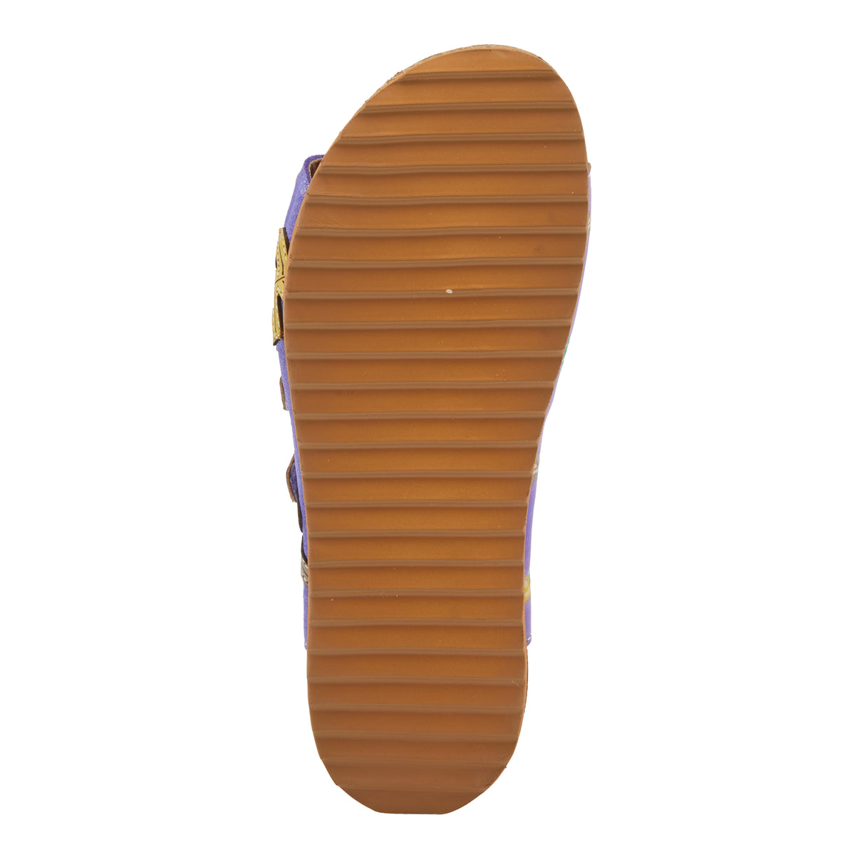 L'Artiste L'ARTISTE TOOCOOL SANDALS sandal in purple multi with handcrafted leather design