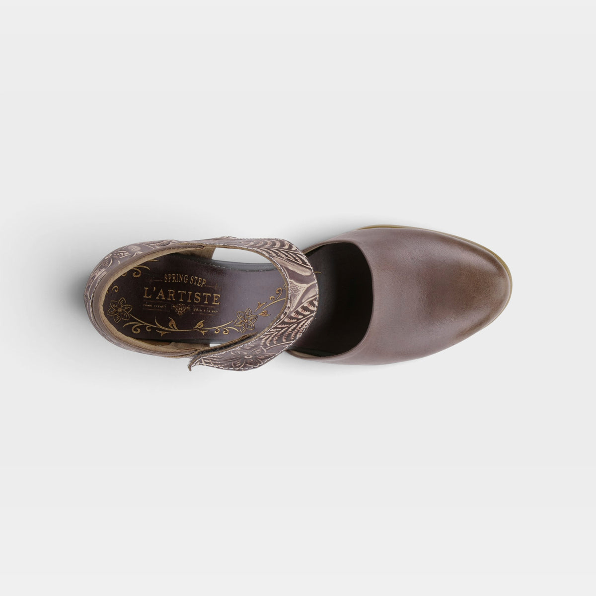 L'Artiste Toolie shoes in Grey, top view