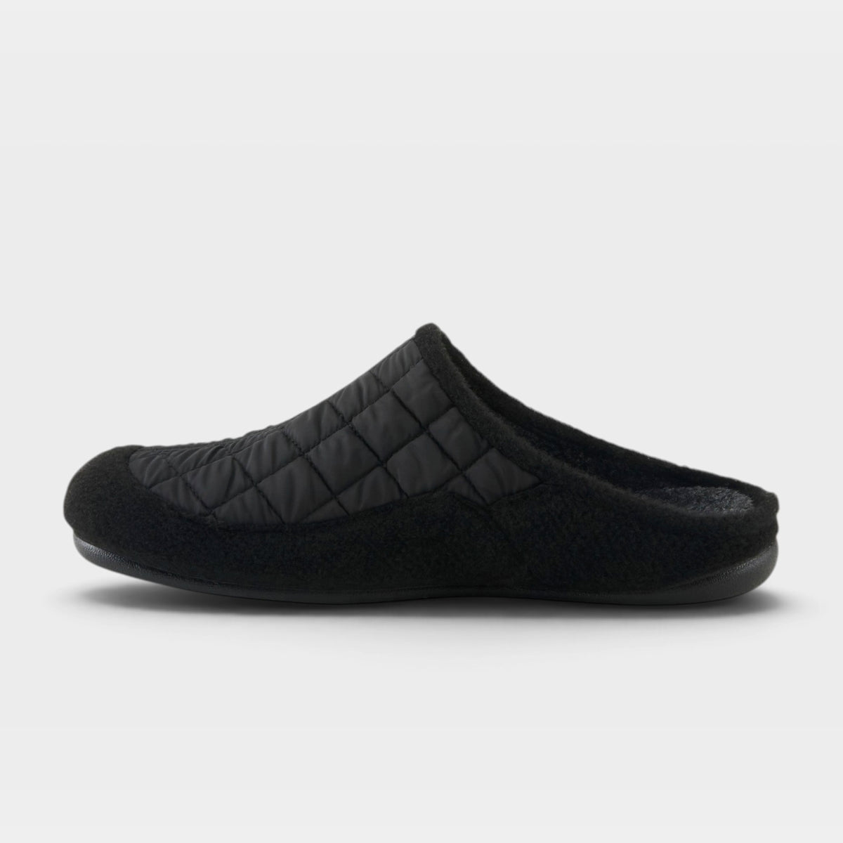 Spring Step Men Twiled Black Slipper