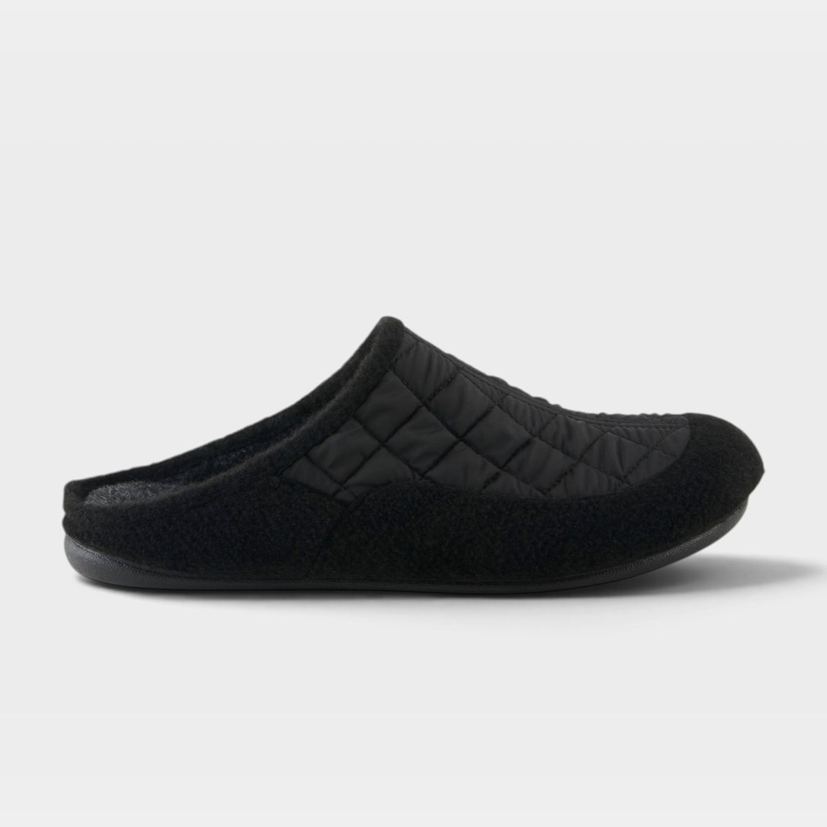 Spring Step Men Twiled Black Slipper