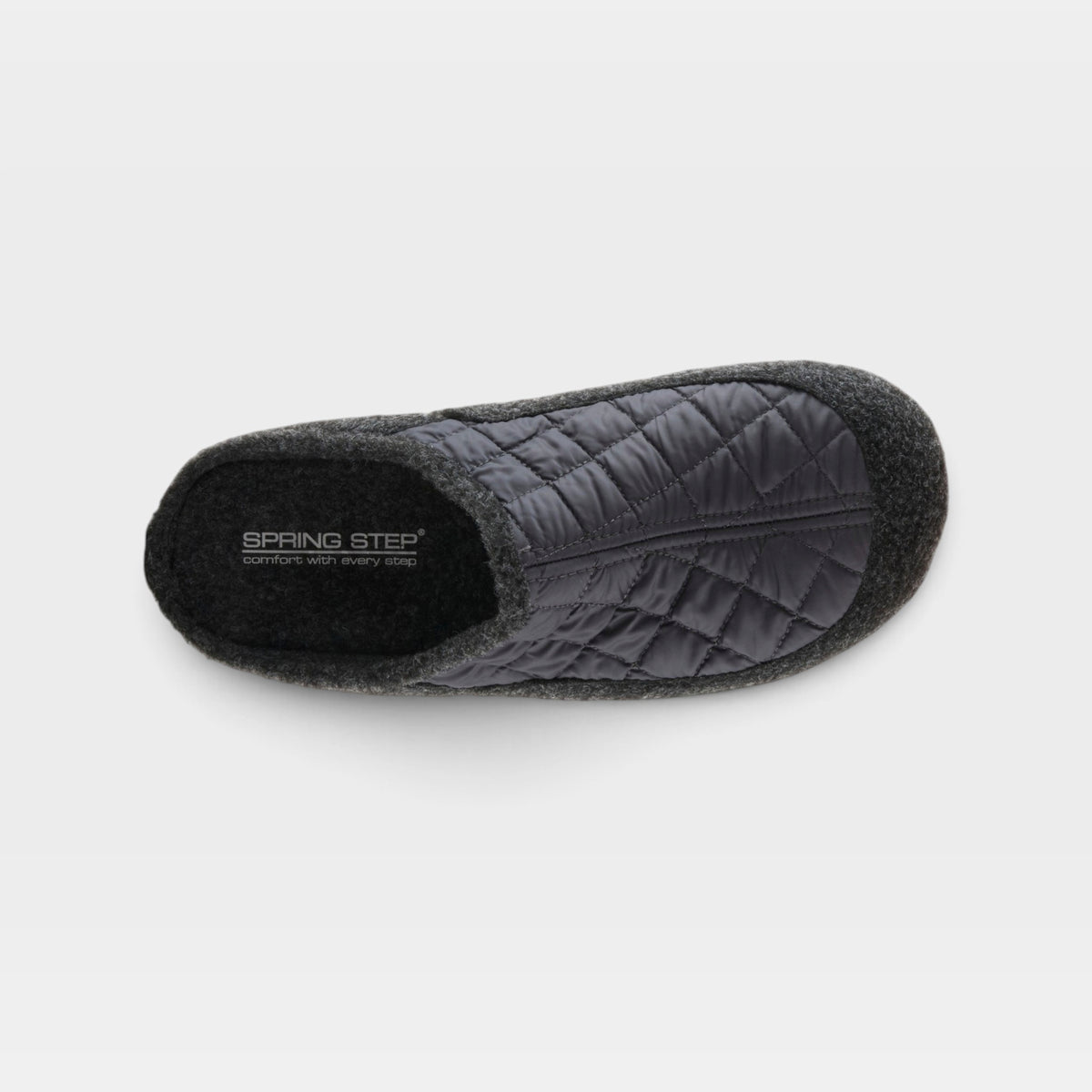 Spring Step Men Twiled Grey Slipper