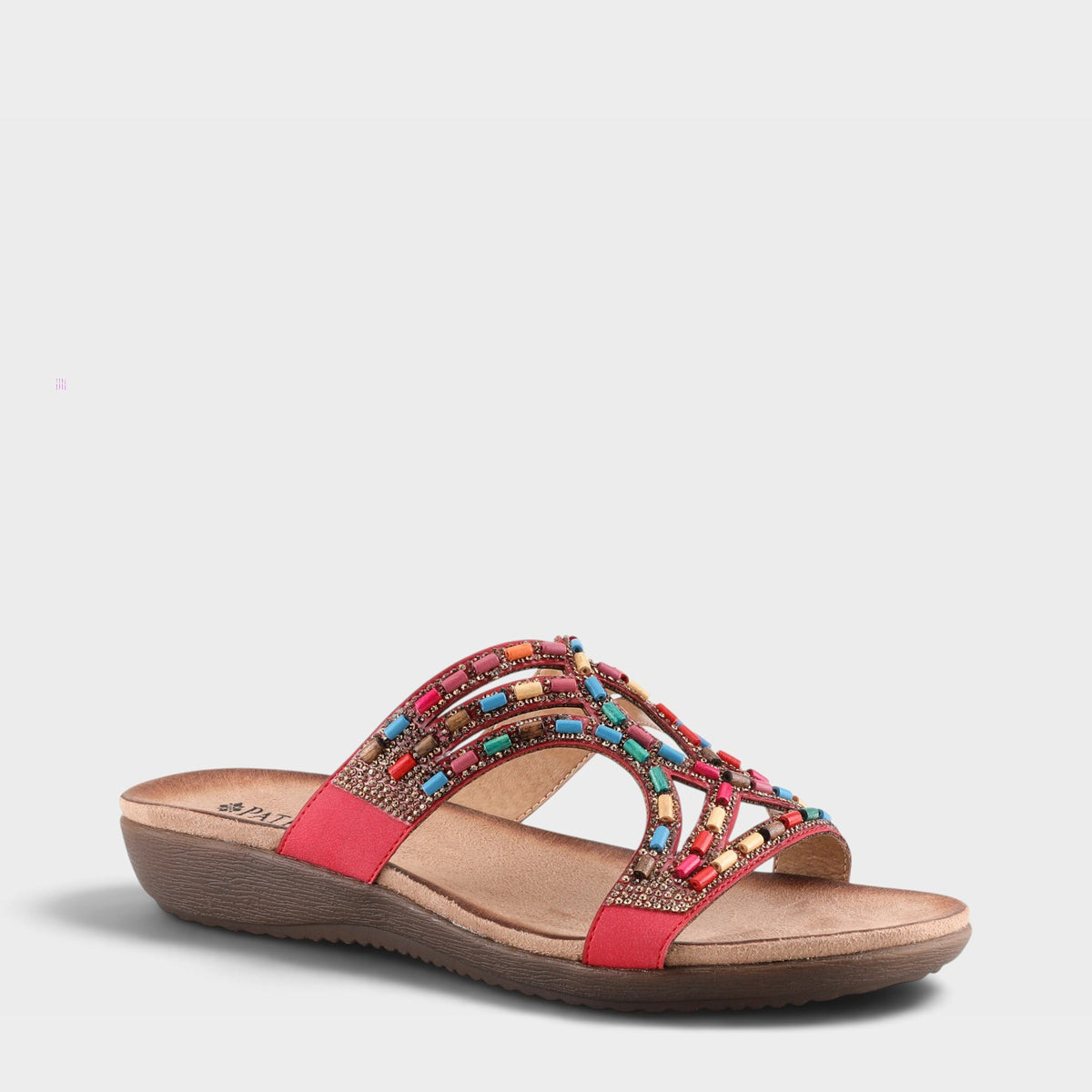 PATRIZIA TWIRLING SLIDE SANDALS-18