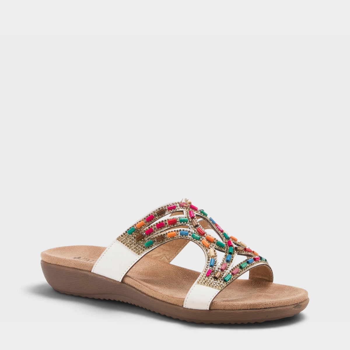 PATRIZIA TWIRLING SLIDE SANDALS-19