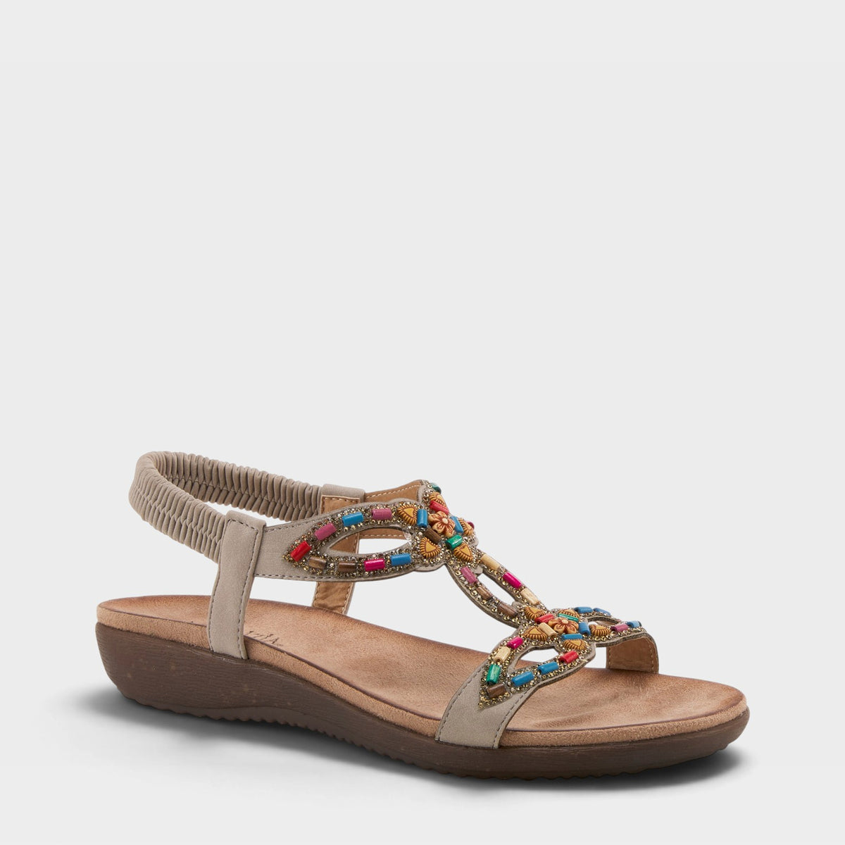PATRIZIA VOLCANIC T-STRAP SANDALS-7
