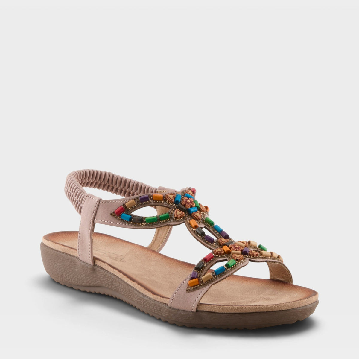 PATRIZIA VOLCANIC T-STRAP SANDALS-1