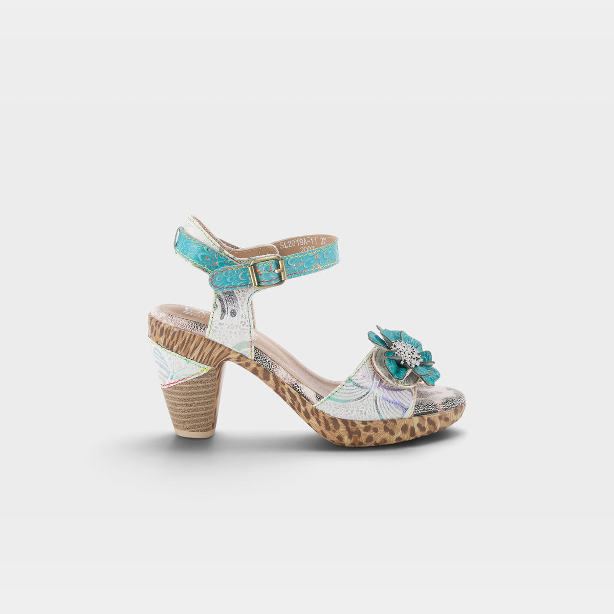 L'Artiste Wildcat sandals in Ice Multi, hero view