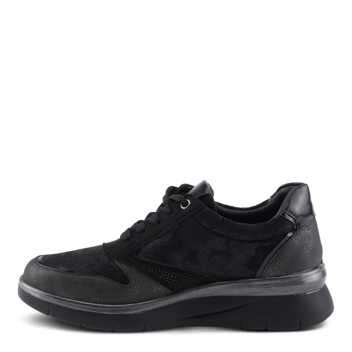 Flexus FLEXUS WYCLEF SNEAKERS sneaker in black with flexible sole