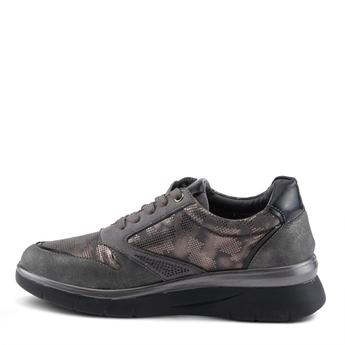 Flexus FLEXUS WYCLEF SNEAKERS sneaker in pewter with flexible sole