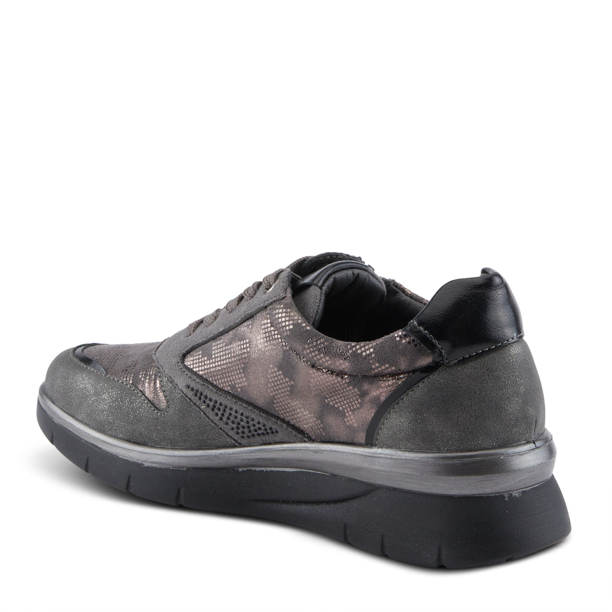 Flexus FLEXUS WYCLEF SNEAKERS sneaker in pewter with flexible sole