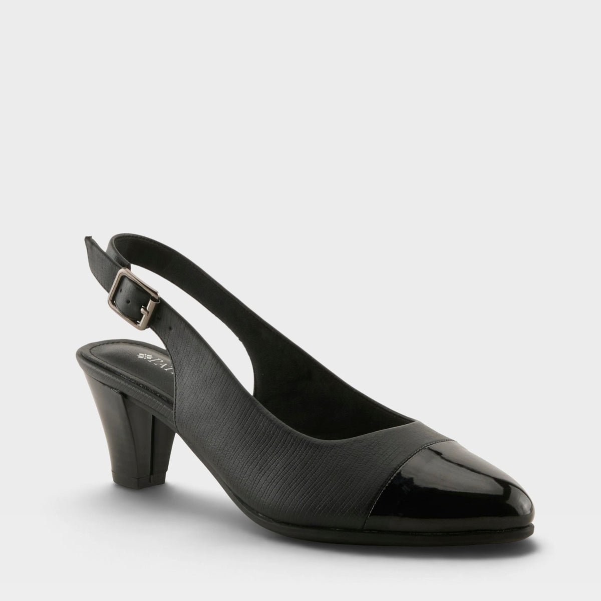 Patrizia Yancy Shoes in Black, front view