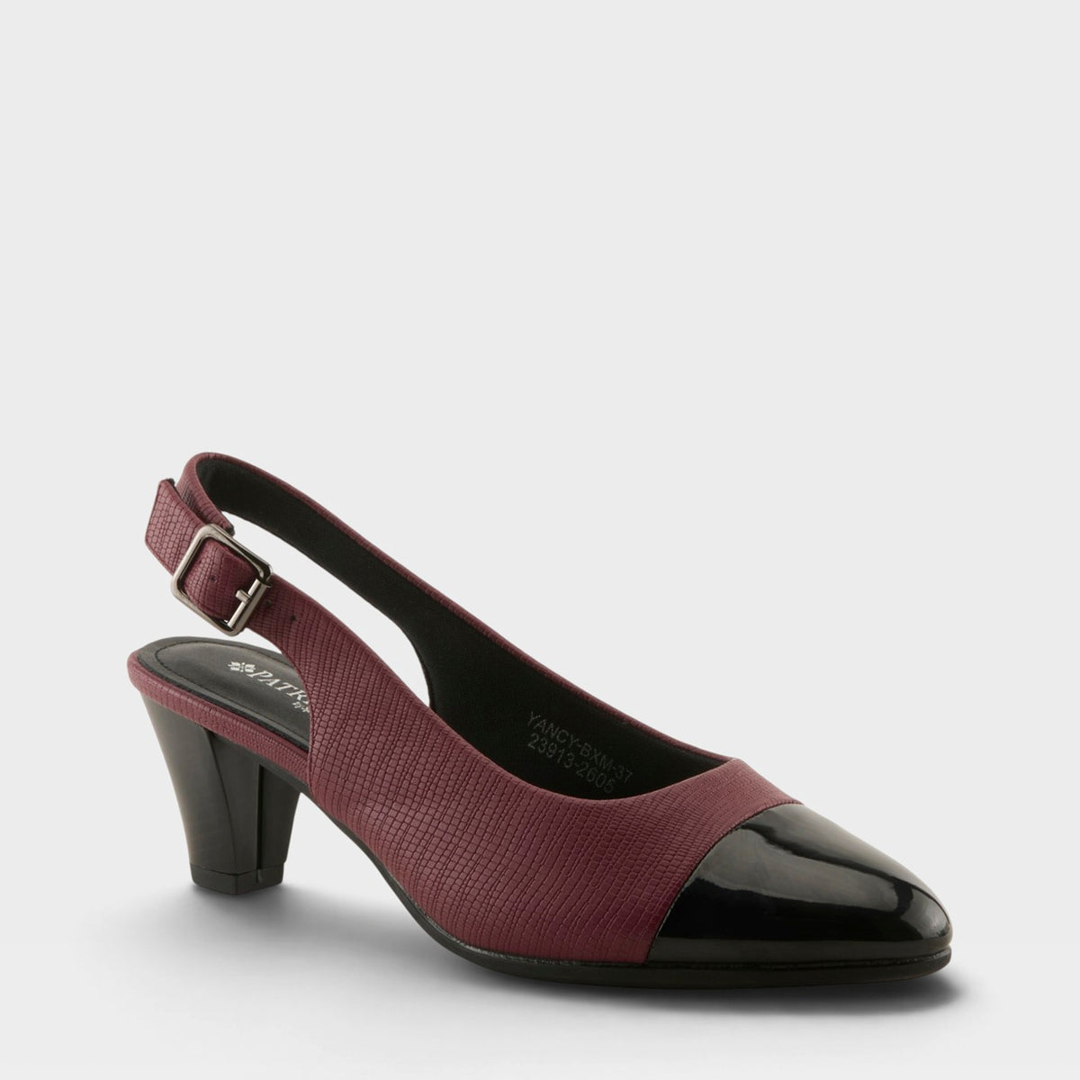 Patrizia Yancy Shoes in Bordeaux Multi, front view