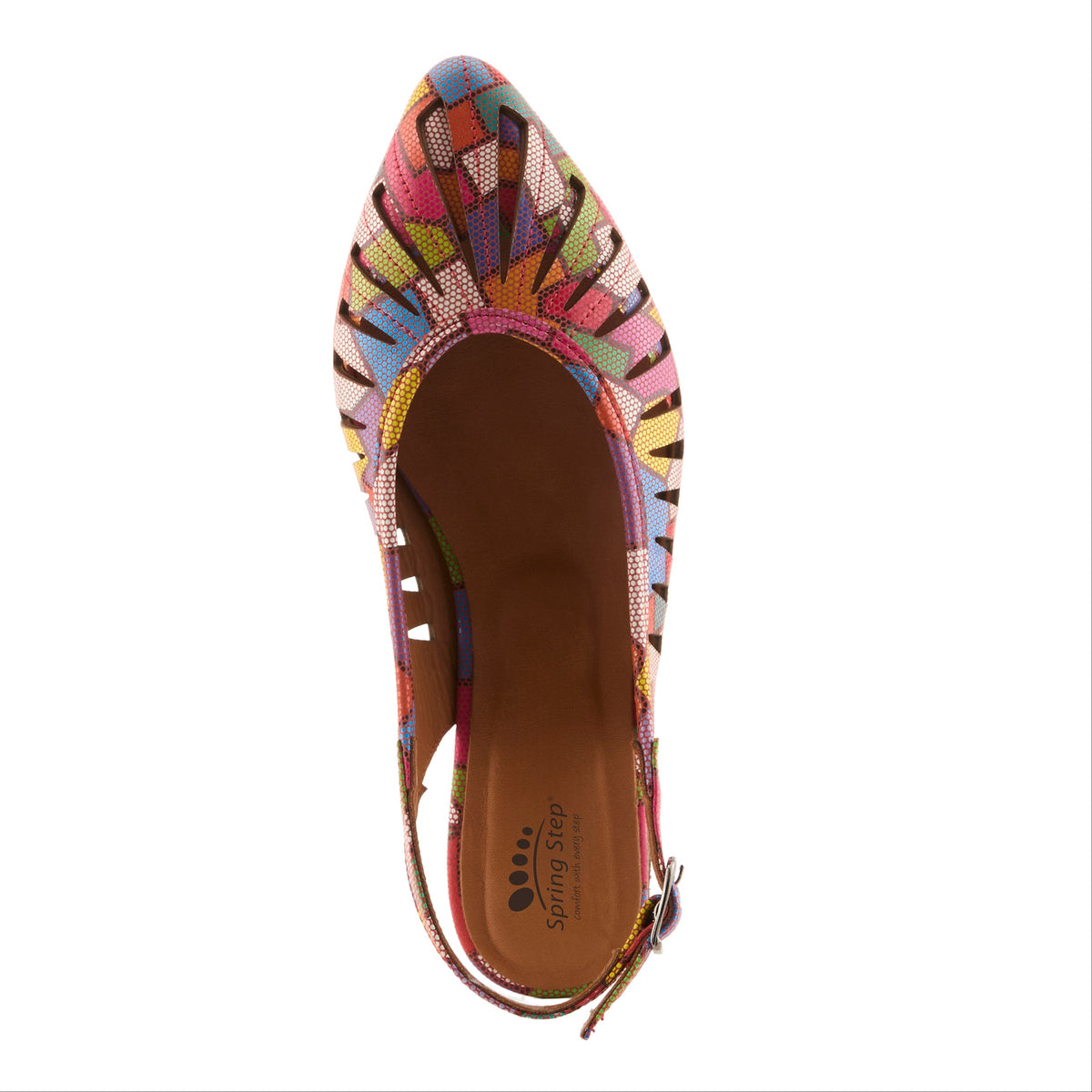Spring Step SPRING STEP YARAH SHOES shoe in rainbow with comfortable everyday design