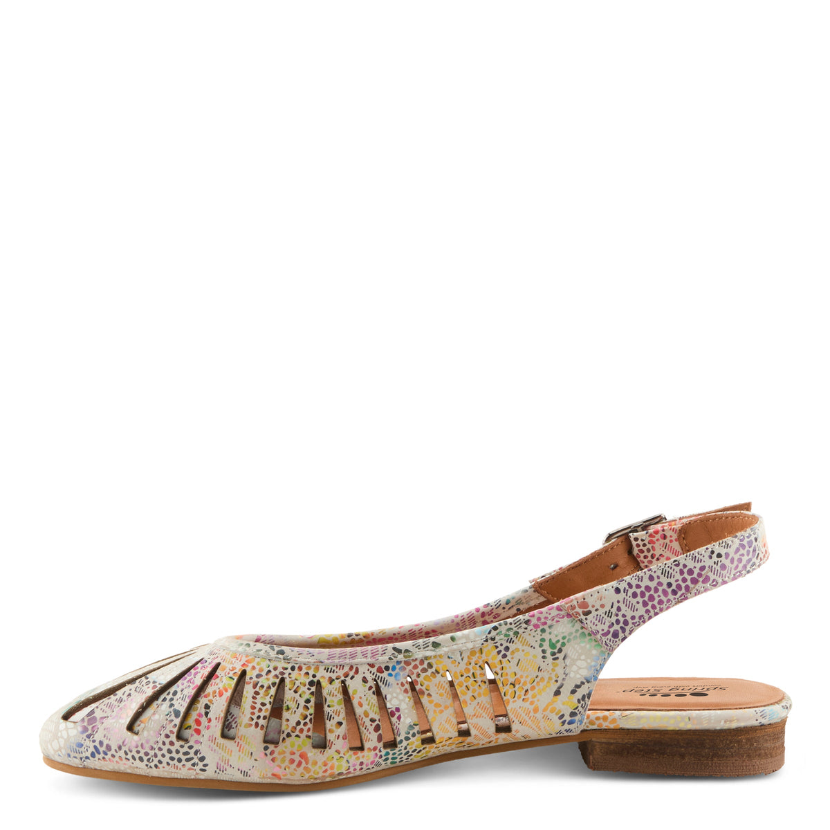 Spring Step SPRING STEP YARAH SHOES shoe in white multi with comfortable everyday design