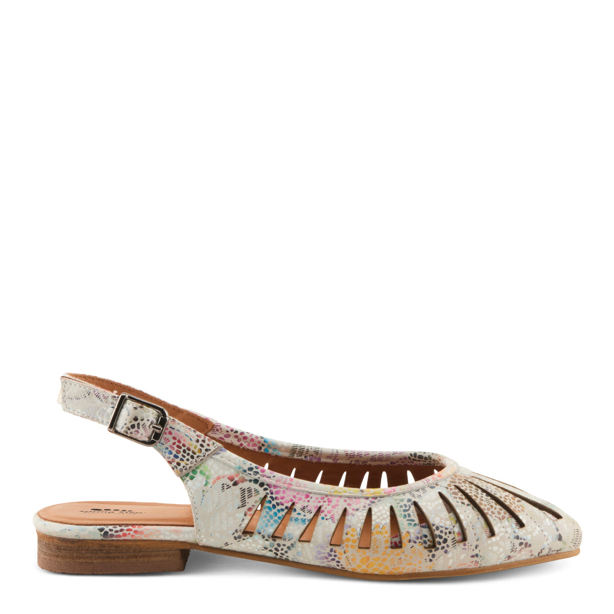 Spring Step SPRING STEP YARAH SHOES shoe in white multi with comfortable everyday design
