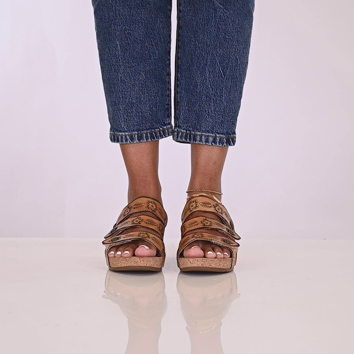 L'ARTISTE CARBONE SANDALS-25