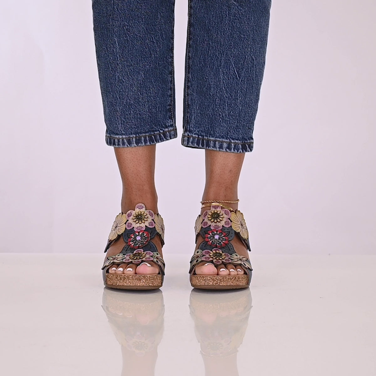 L'ARTISTE PRETTYPETALS SANDALS-19