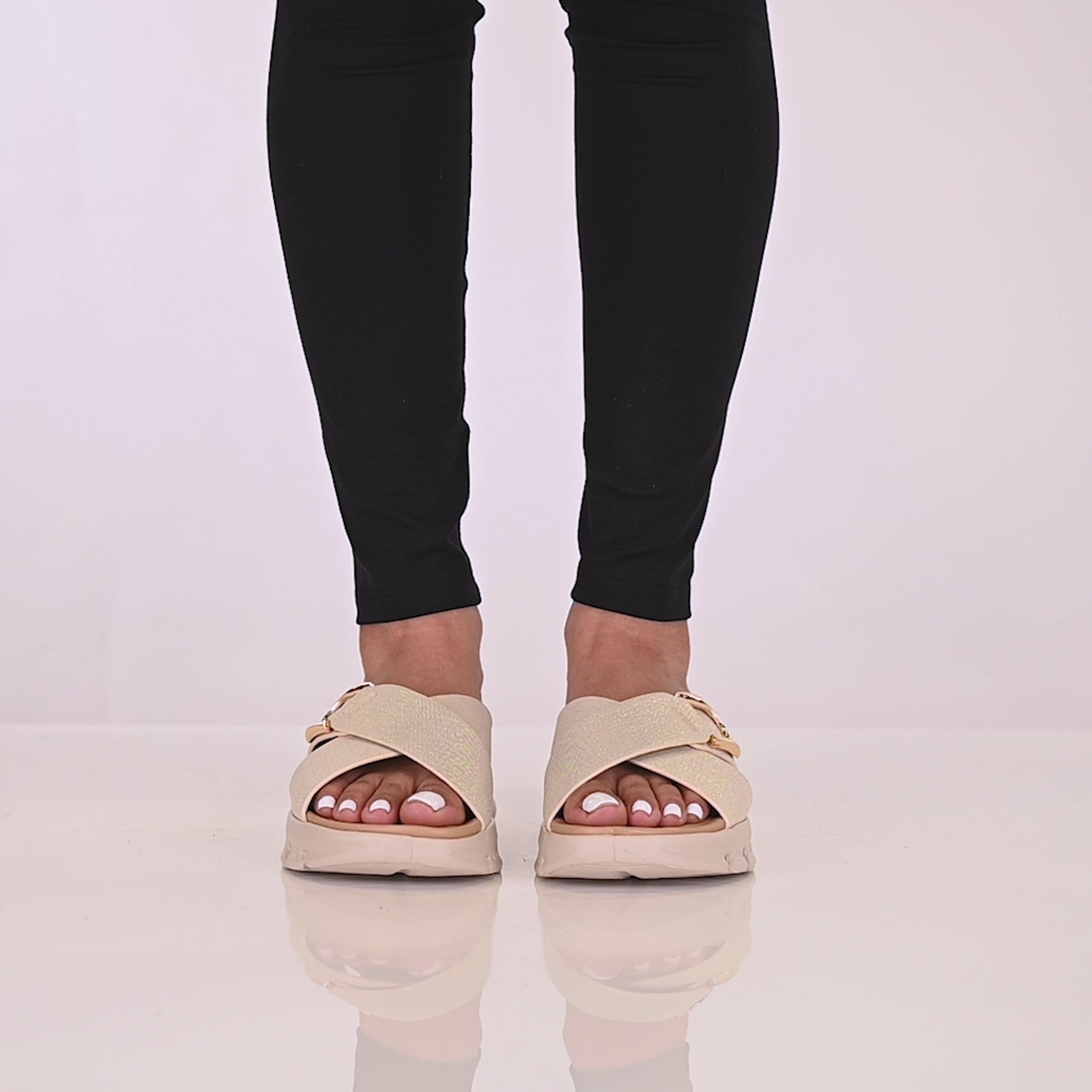 Flexus FLEXUS GAIGE SANDALS sandal in beige with flexible sole