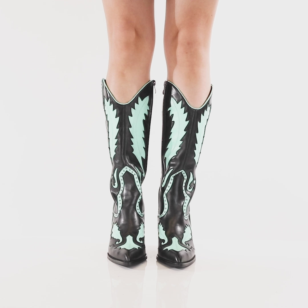BOTA ALTA WESTERN AZURA SASIKA-9