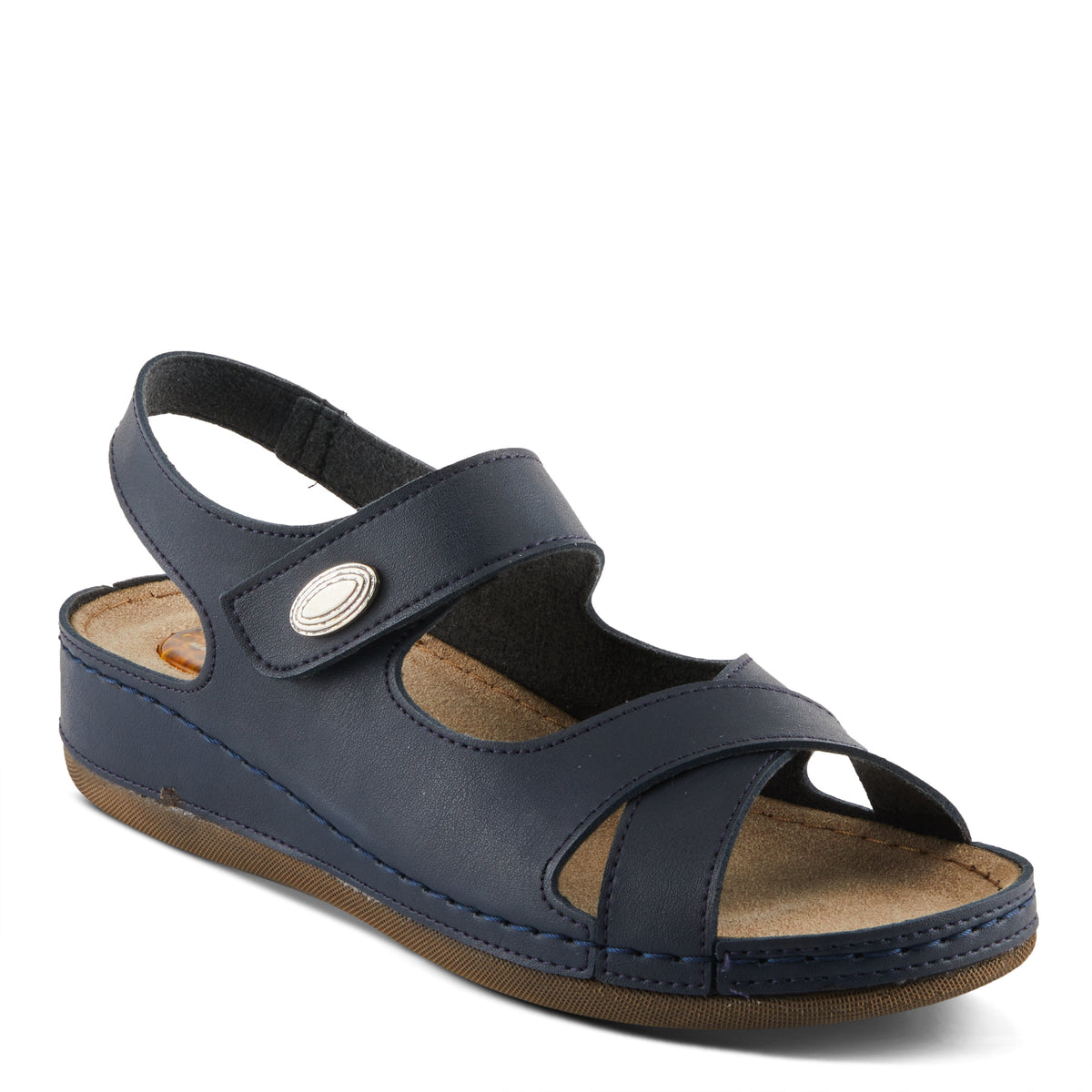 Flexus FLEXUS SEVILIO 5955 SANDAL sandal in navy with flexible sole