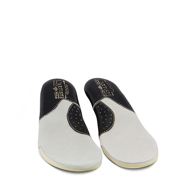 L'Artiste L'Artiste BURBANK Insole shoe in black with handcrafted leather design