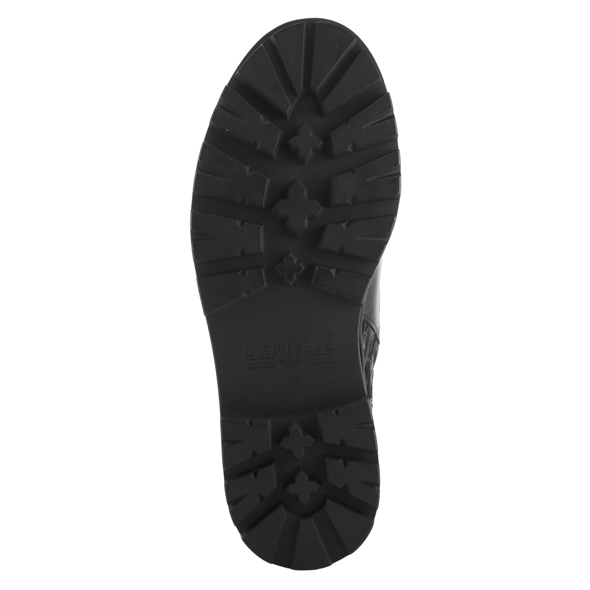 L'Artiste L'ARTISTE MEN AIDEN BOOTIE boot in black with handcrafted leather design