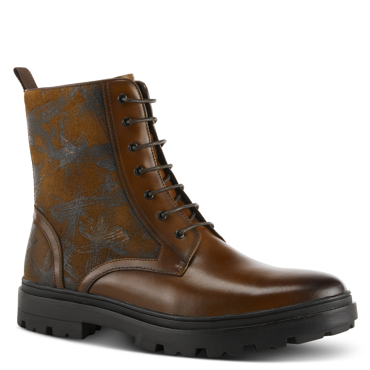 L'Artiste L'ARTISTE MEN AIDEN BOOTIE boot in camel with handcrafted leather design
