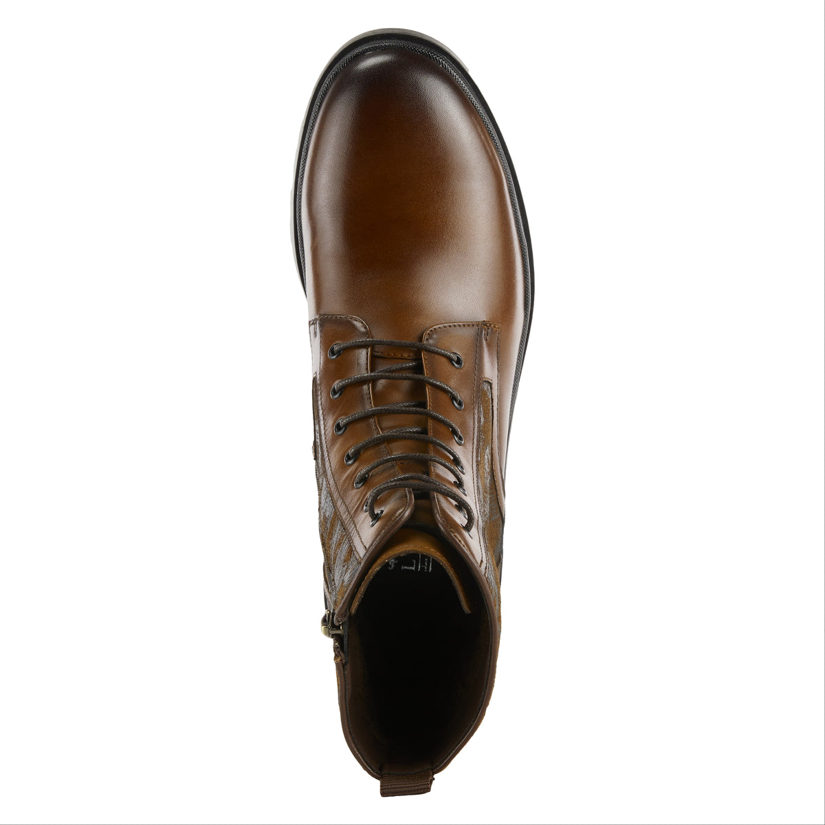 L'Artiste L'ARTISTE MEN AIDEN BOOTIE boot in camel with handcrafted leather design