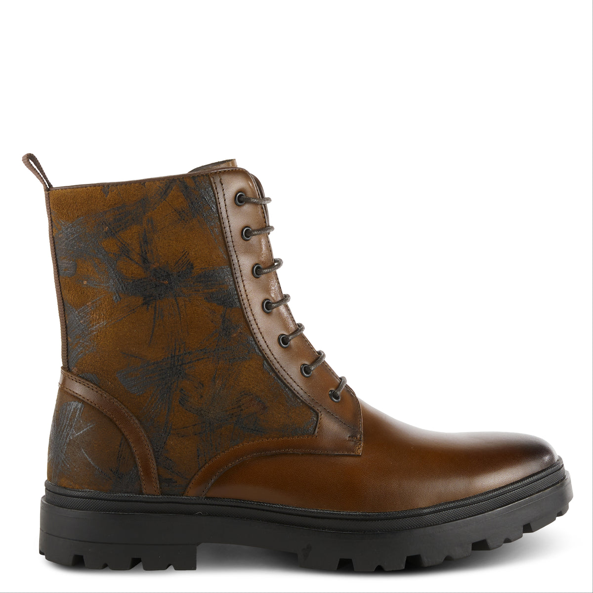 L'Artiste L'ARTISTE MEN AIDEN BOOTIE boot in camel with handcrafted leather design