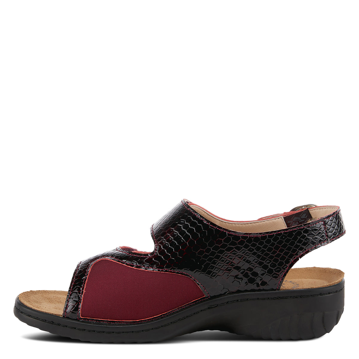 Flexus FLEXUS AKSAMALA SLINGBACK SANDAL sandal in bordeaux patent with flexible sole