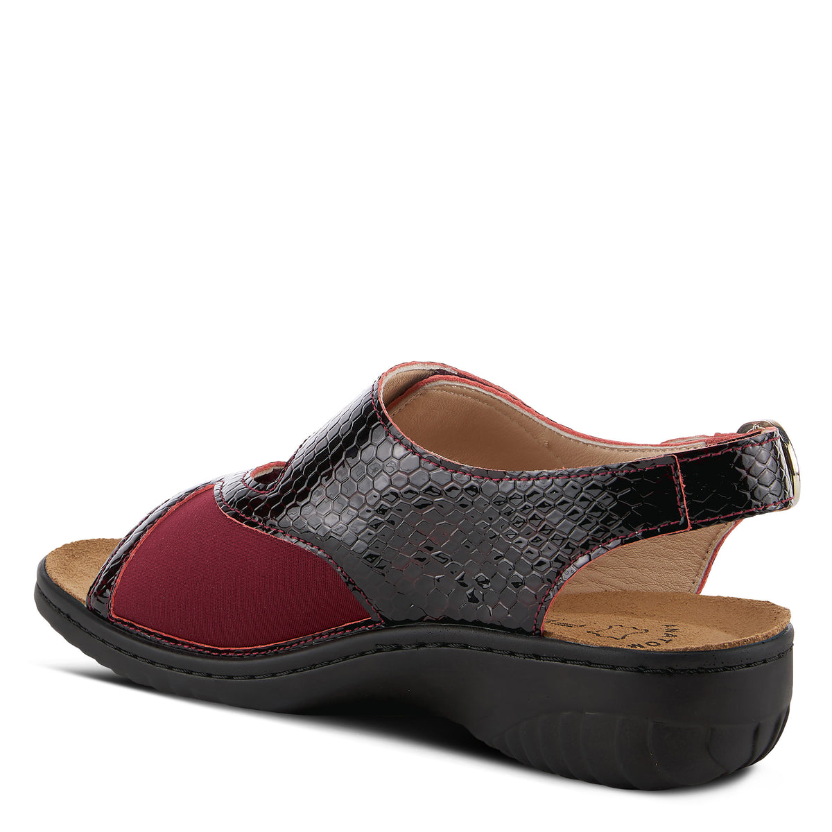Flexus FLEXUS AKSAMALA SLINGBACK SANDAL sandal in bordeaux patent with flexible sole
