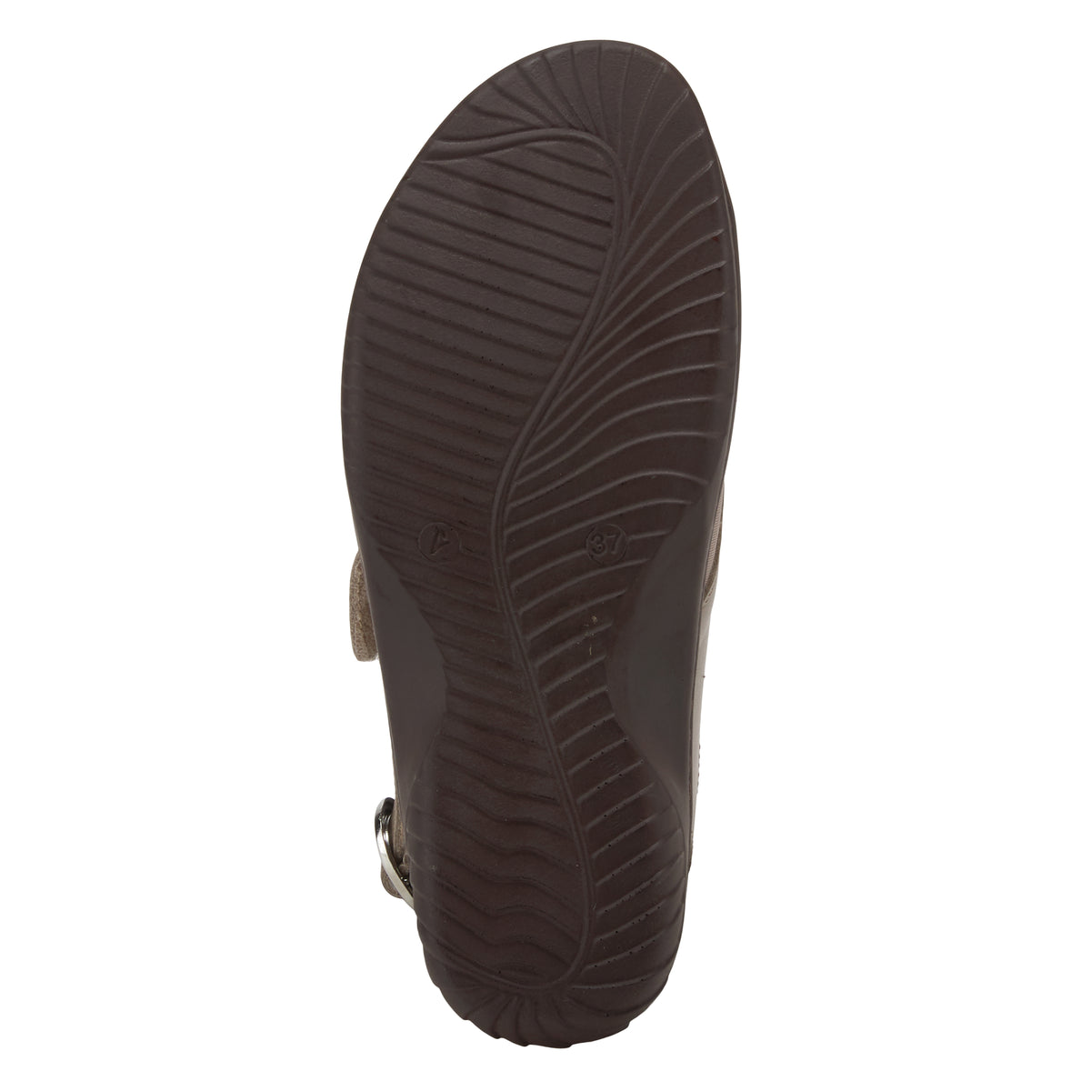 Flexus FLEXUS AKSAMALA SLINGBACK SANDAL sandal in dark taupe with flexible sole