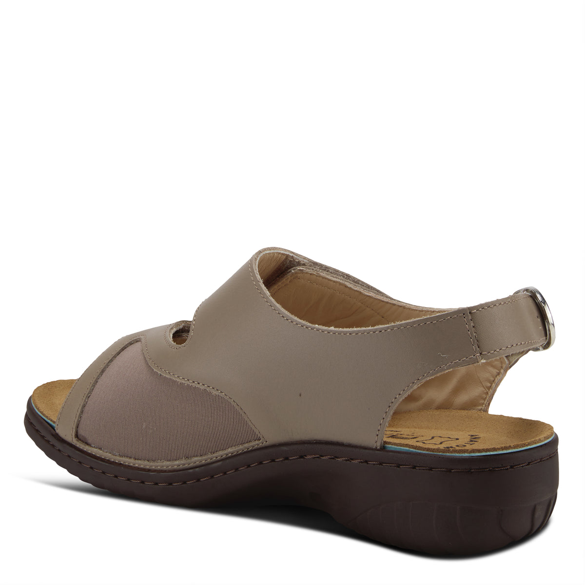 Flexus FLEXUS AKSAMALA SLINGBACK SANDAL sandal in dark taupe with flexible sole