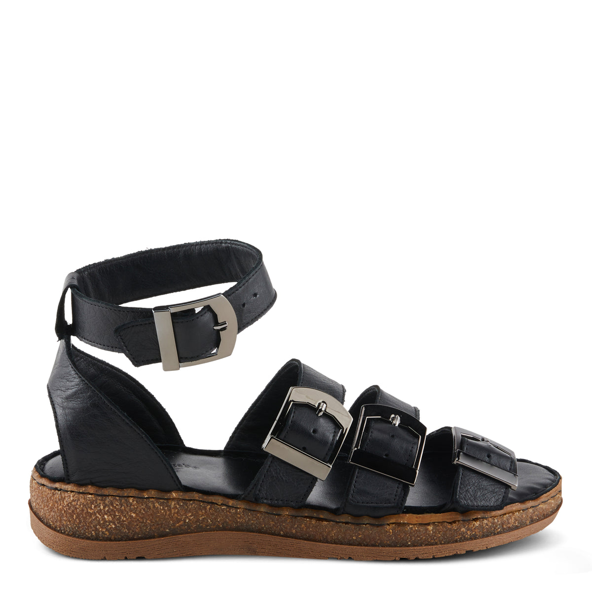 Spring Step SPRING STEP ALEXCIA SANDALS sandal in black with comfortable everyday design
