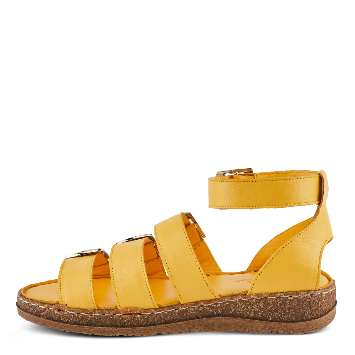 Spring Step SPRING STEP ALEXCIA SANDALS sandal in yellow with comfortable everyday design