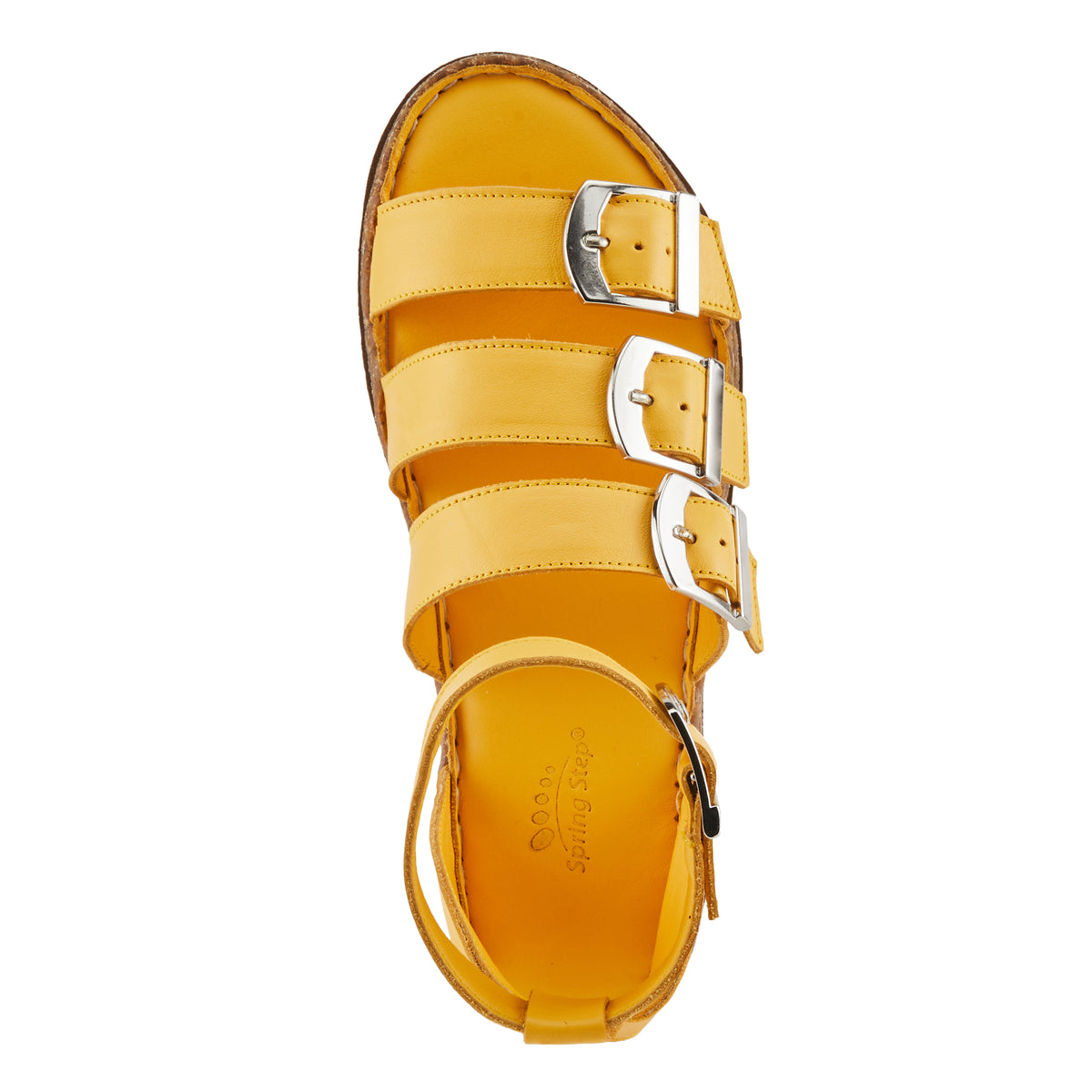 Spring Step SPRING STEP ALEXCIA SANDALS sandal in yellow with comfortable everyday design