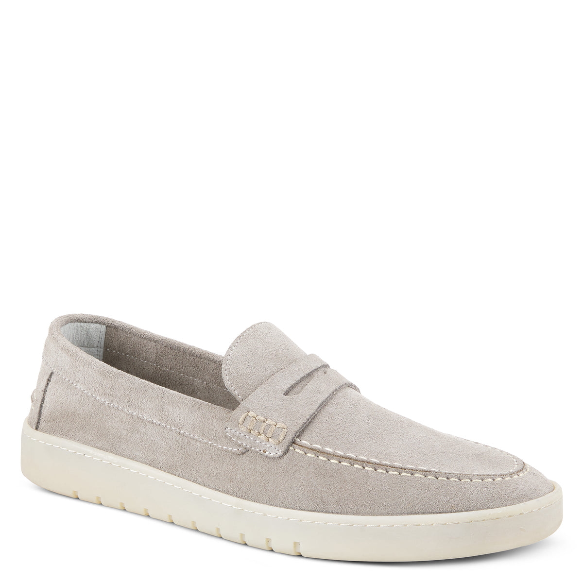 Spring Step SPRING STEP MEN ARLAN SHOES shoe in grey suede with comfortable everyday design