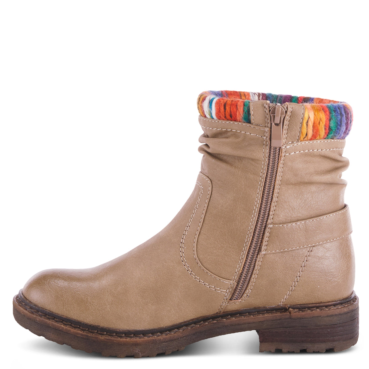 Patrizia PATRIZIA AVONNI BOOTIE boot in taupe with stylish fashion design