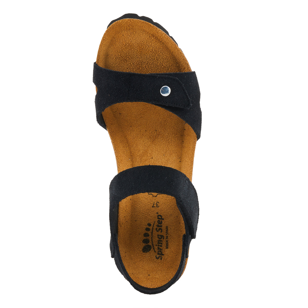 Spring Step SPRING STEP BABYBELL SANDALS sandal in black suede with comfortable everyday design